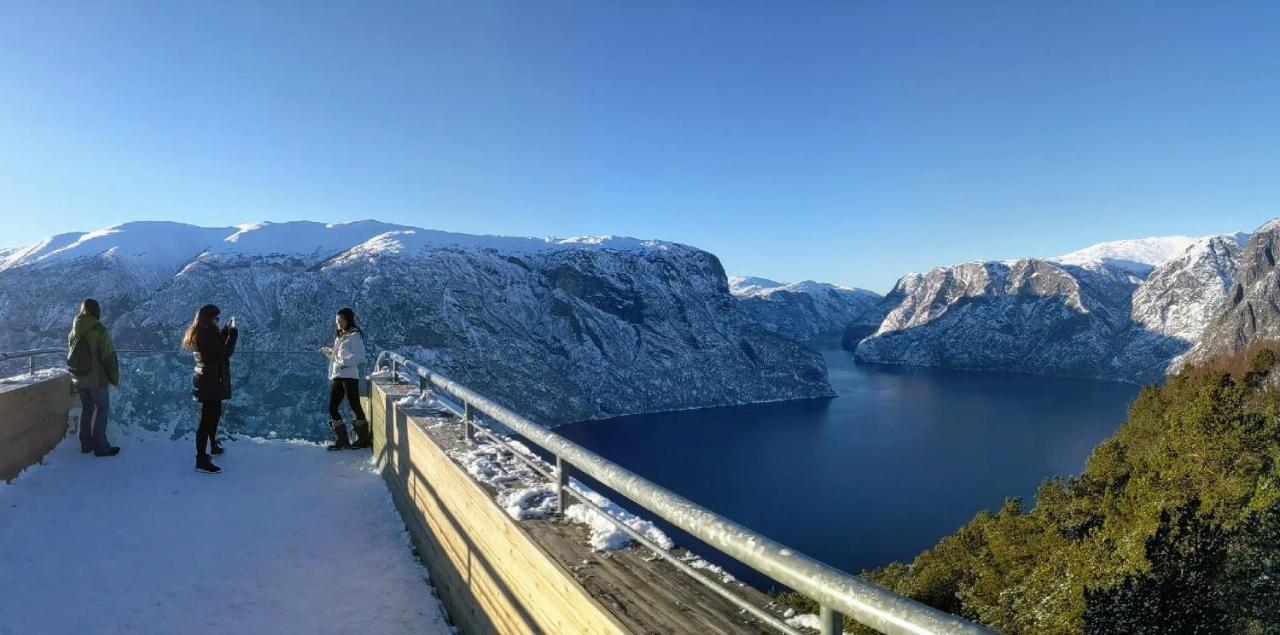 Panoramic Terrace, Huge Rain Shower And Cosy Lofts Flåm Extérieur photo